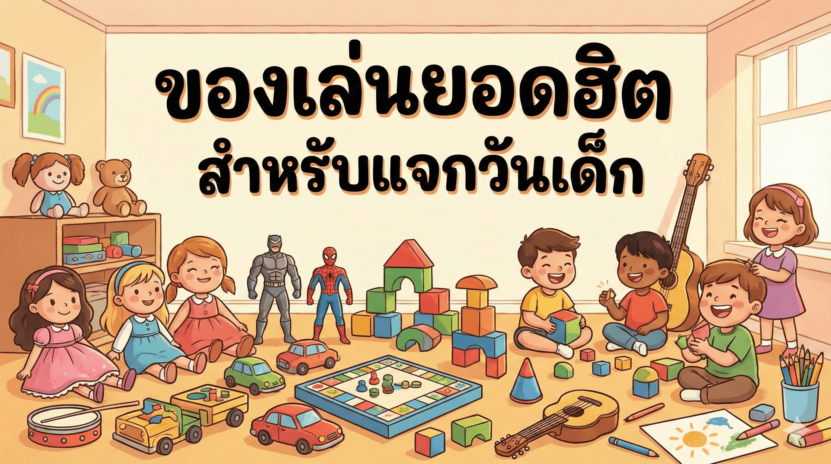 Cover Image for ไอเดียของเล่นแจกวันเด็ก เลือกยังไงให้คุ้ม งบไม่บาน